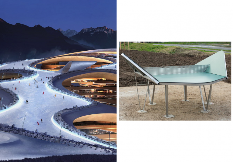 The Architecture of Play: Exercice’s "Ping Pong Park" in Ingré